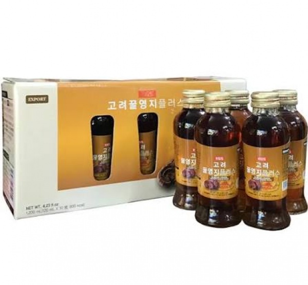 Nước Linh Chi Mật Ong KGS Hàn Quốc Hộp 10 Chai 120ml Chính Hãng